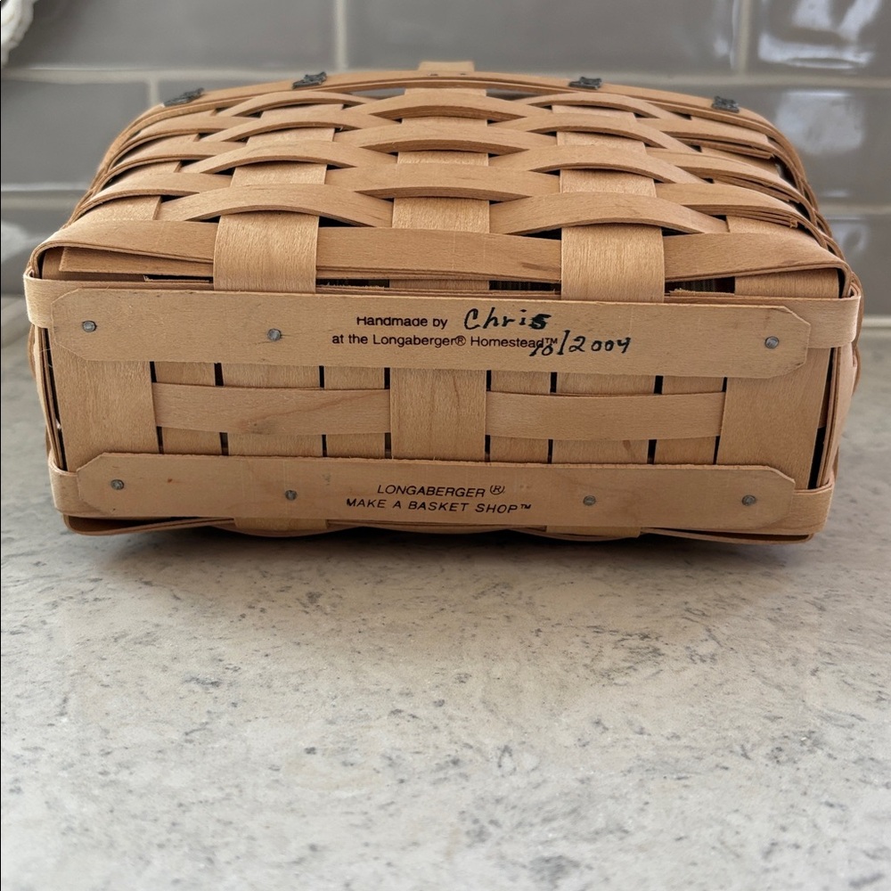Longaberger “Handmade by Me” with Cats 2004 - Picture 7 of 11